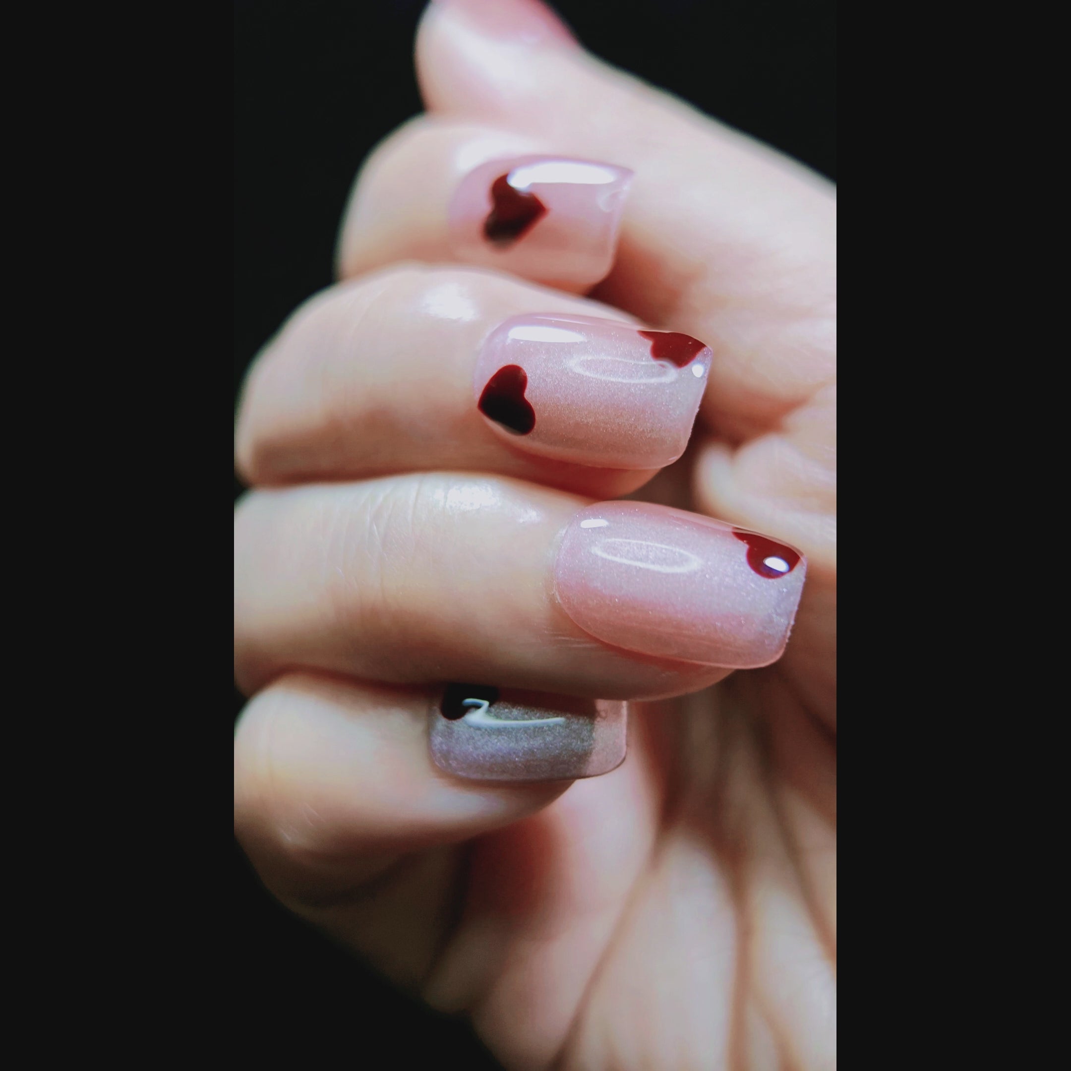 stunnails acrylic press on nails Coffin This love video