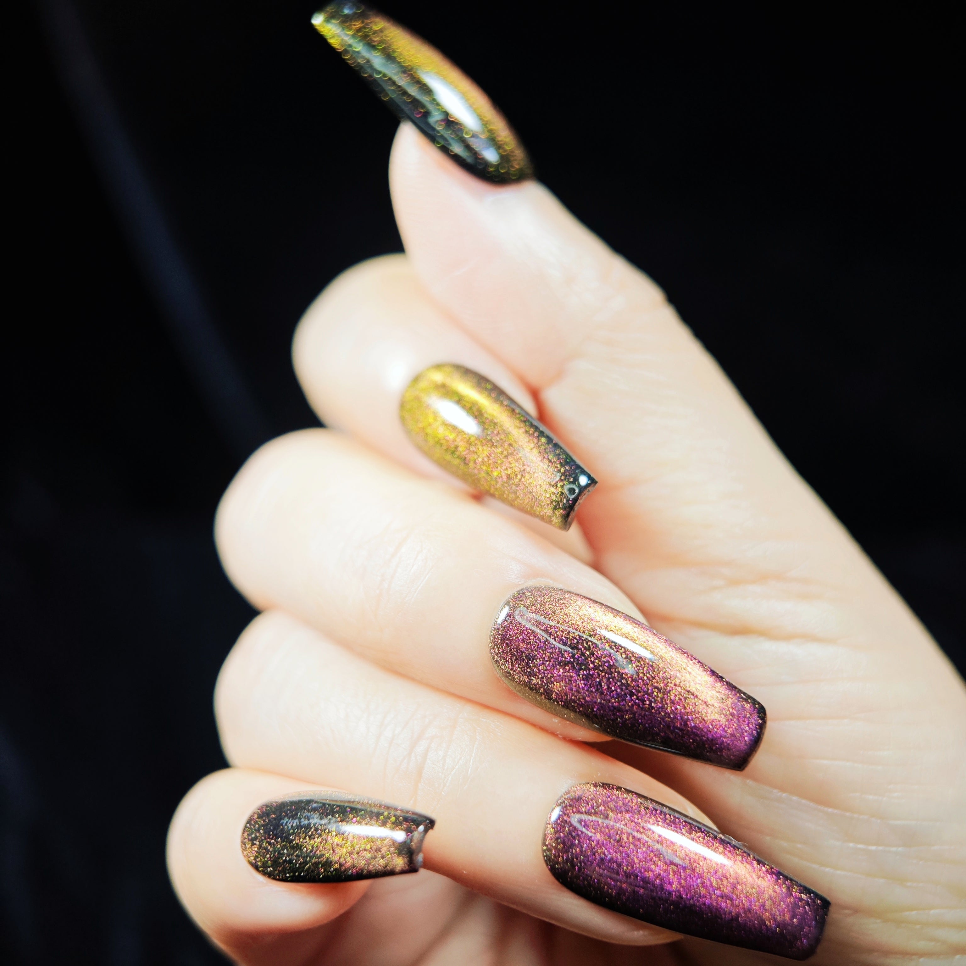 stunnails acrylic press on nails Coffin Twilight