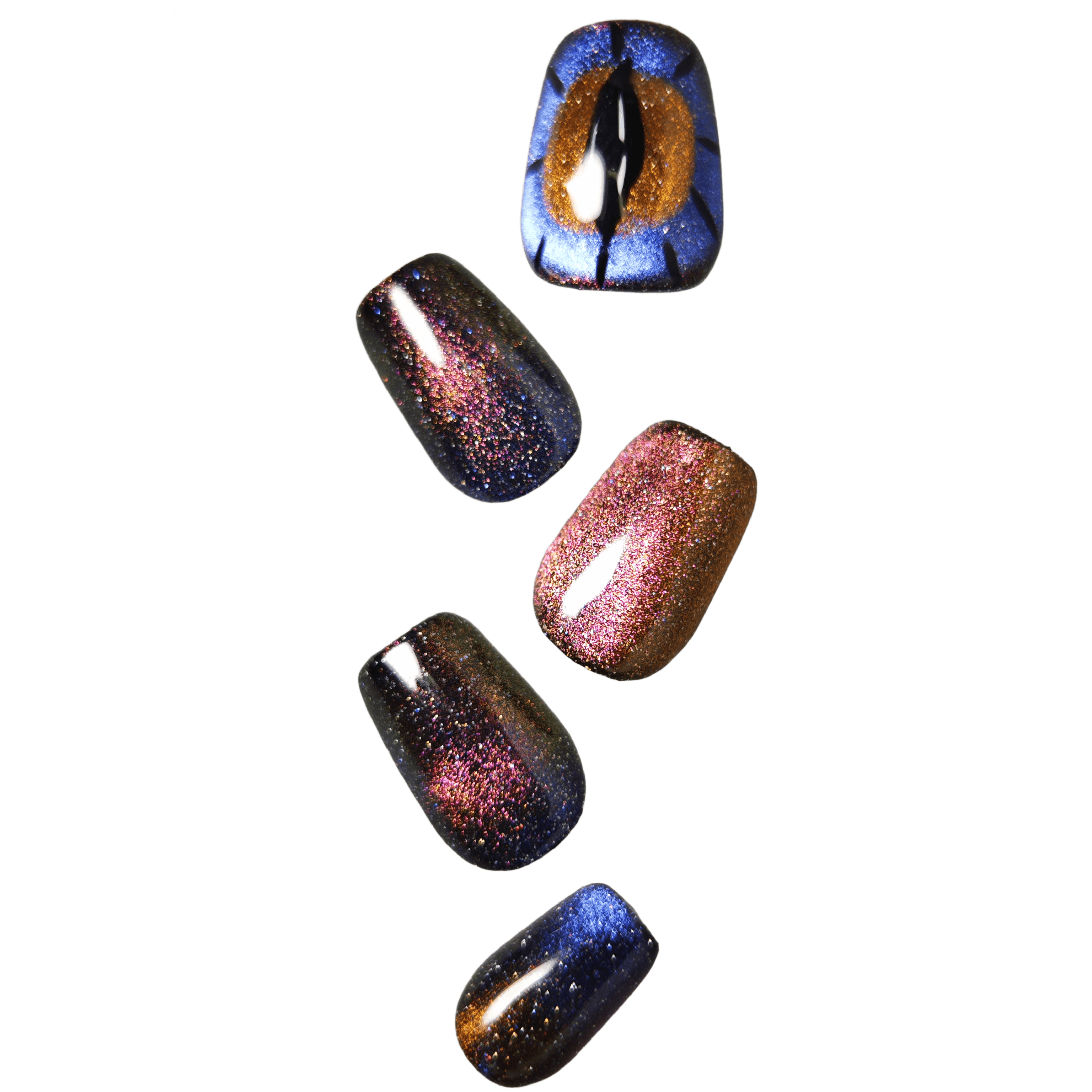 stunnails  acrylic press on nails Coffin Galaxy