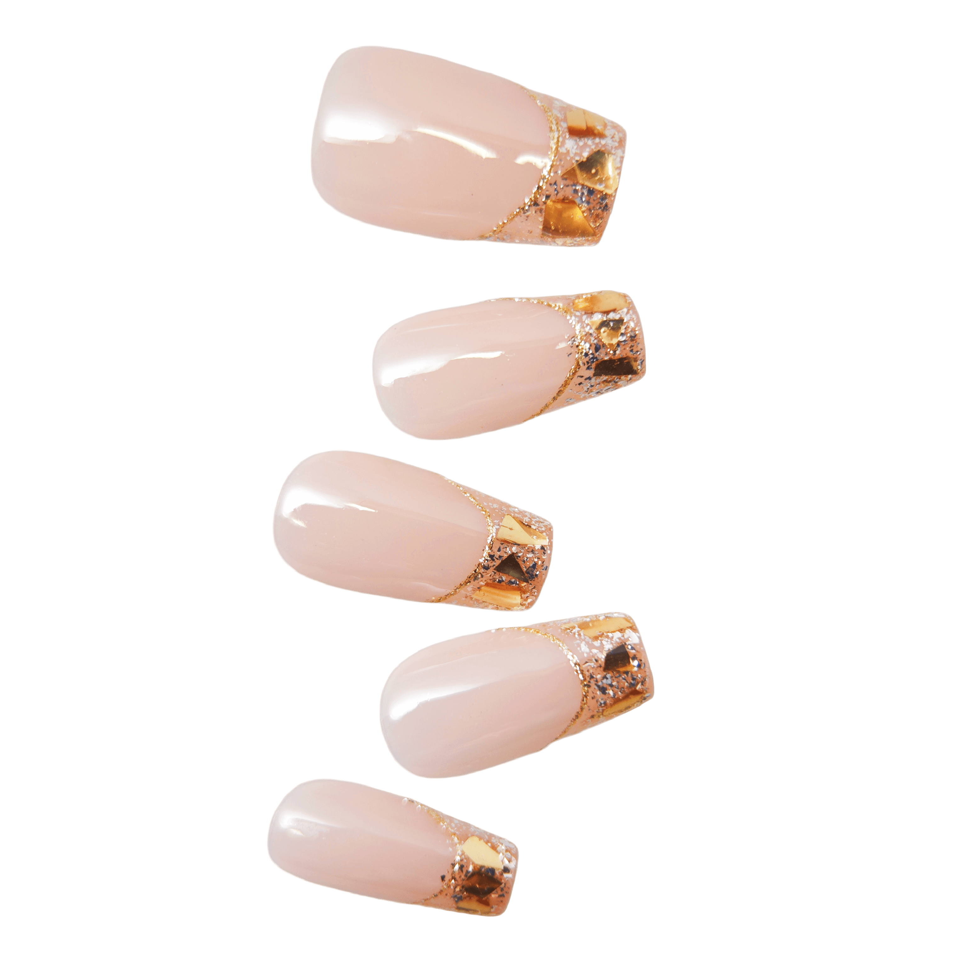 stunnails  acrylic press on nails Coffin  J'adore
